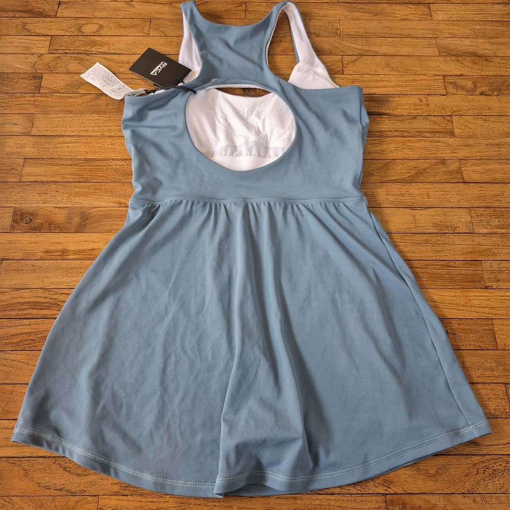 RVCA Blue Tank Top Sports Dress - Picture 3 of 4